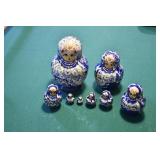 Vtg Russian Nesting Doll
