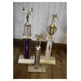 Lot of Vintage Billards Trophies