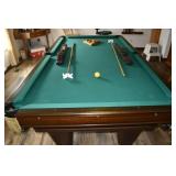 Heritage by Brunswick Pool Table w/ Cues & Balls