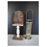 Bird Feeder and Home Made Seed Scoop