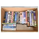 Box Lot of VHS Tapes