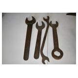 Lot of Vintage Rusty Wrenches