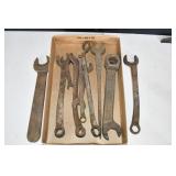 Lot of Vintage Rusty Wrenches
