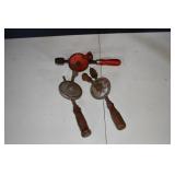 Lot of Vintage Hand Crank Drills