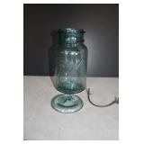 Blue Ball Ideal Mason Jar w/ Glass Lid