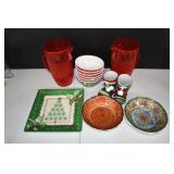 Christmas Dish/Decor Lot