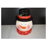 Ceramic Snowman Cookie Jar