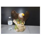 Ceramic Bald Eagle Statue