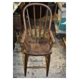 Vintage Solid Wood Highchair