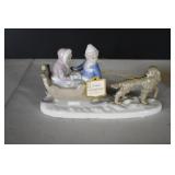 Paul Sebastian Sleigh Ride Porcelain Figure