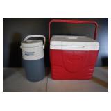 Coleman Cooler & 1 Gallon Drinking Jug
