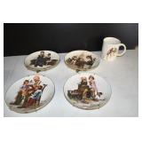 Norman Rockwell Collector Plates & Mug