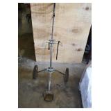 Vtg United Rambler Golf Bag Pull Behind