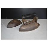 Pair of Cast Iron Irons