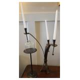 Wrought Iron Candle Holder & Decor