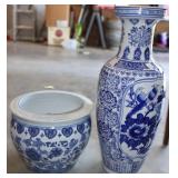 Blue and White Chinese Decor Set