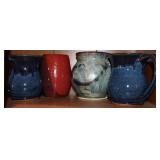 Handmade Ceramic Mugs and Vase