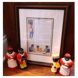 Black Americana Figurines and Print