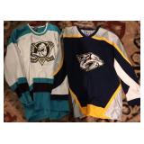 Anaheim and Nashville Hockey Jerseys