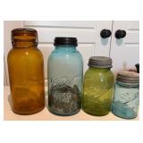 Ball and Putnam Glass Jars