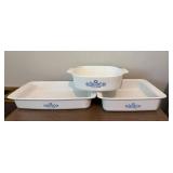 Corning Ware Blue Cornflower Dishes