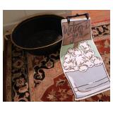 Metal Tub With Welcome Sign