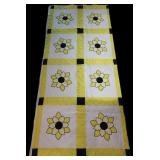 Handmade Sunflower Quilt