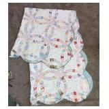 Patchwork Double Wedding Ring Quilt