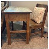 Wooden School Desk w/Chair