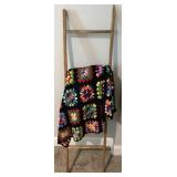 Handmade Crochet Blanket w/Ladder
