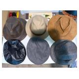 6pc Men's Hats
