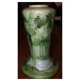 Art Pottery Vase with Floral Design