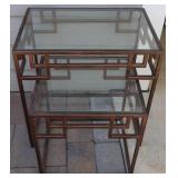 Metal and Glass Nesting Tables