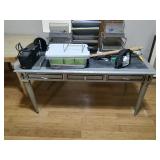 Desk and Contents - Read Details