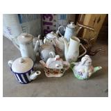 Collection of Tea Pots