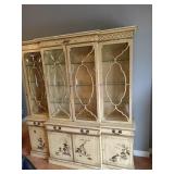 Karges Chinoiserie Breakfront China Cabinet - Read