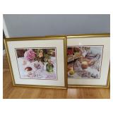 2 Framed Tea Time Prints