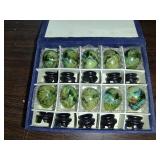Case with 10 Asian Stone Eggs