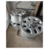 Set of Chevrolet 8 lug Wheels
