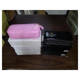 3 Pink, 2 Black Champ Collection Watch Cases