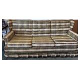 Kingsdown Plaid Sleeper Sofa