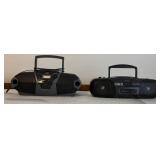 JVC and Sony Portable Stereos
