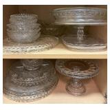Pressed Glass Serving Pieces