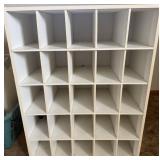 White Cubby Storage Unit