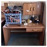 Desk w/ Contents