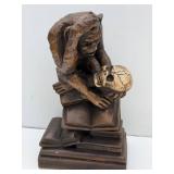 Bronze Monkey Sculpture 'Darwin' Motif