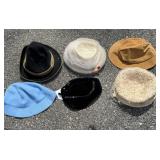 Six Assorted Hats
