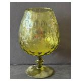 Empoli Yellow Brandy Snifter Vase