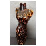 Murano-Style Glass Ladyï¿½s Torso Vase