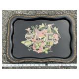 Black Painted Metal Maxey Tray